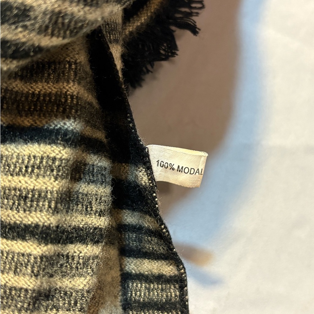 Striped Modal Scarf - Picture 2 of 2